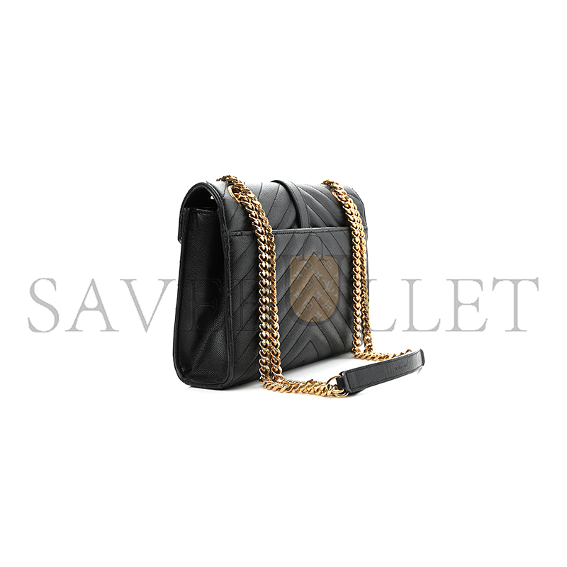 Y*L matelasse chevron medium satchel black 1187413 (24*17.5*6cm)